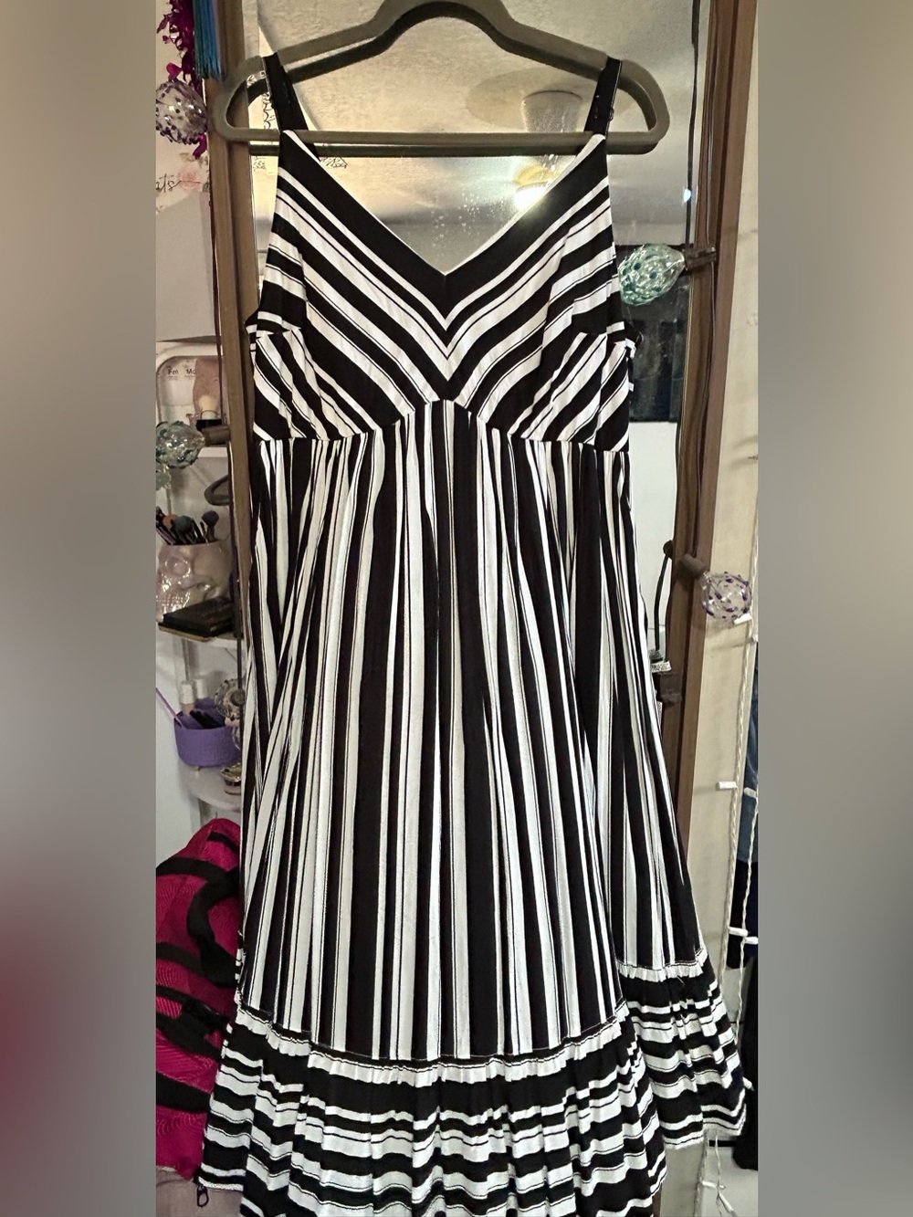 TORRID Black & White Striped Dress